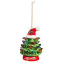 University of South Carolina 4" LED Ceramic Christmas Tree Ornament w/Team Santa Hat