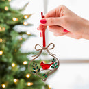 Metal Ornament with Cardinal