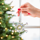 Season to Sparkle Ornament Snowflake with Gems Metal and Acrylic, 6"H
