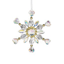 Season to Sparkle Ornament Snowflake with Gems Metal and Acrylic, 6"H