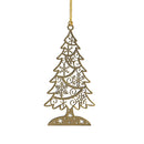 Shades of Green Ornament Tree Metal Set