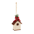 Resin Birdhouse Ornament, 2 Asst