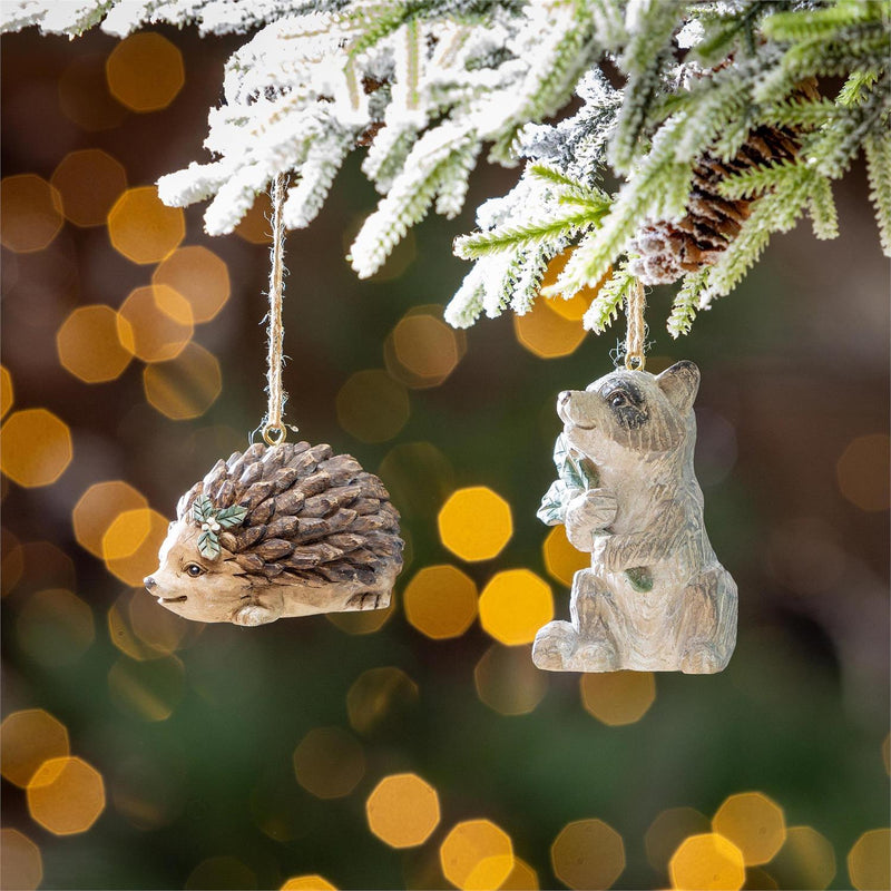 Woodland Storybook Ornament Animal Resin, Asst, 3.5"H