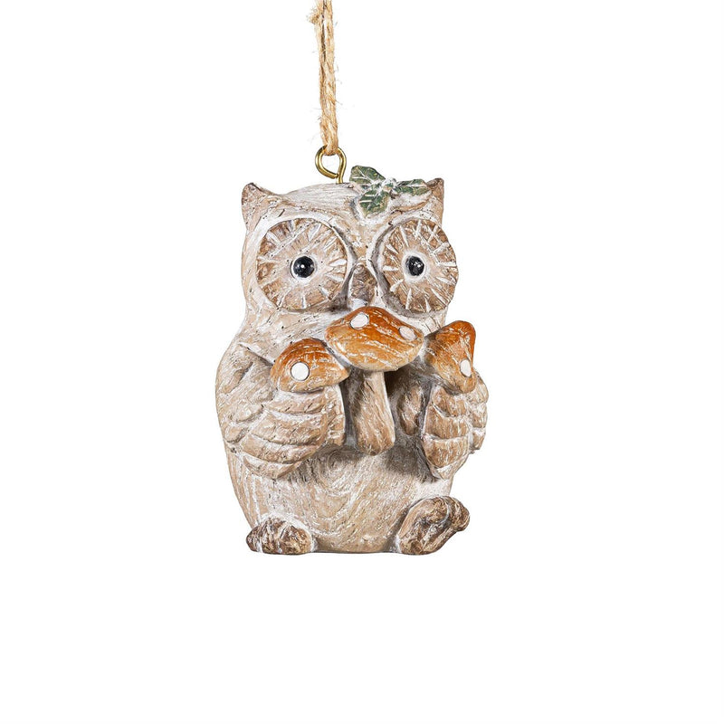 Woodland Storybook Ornament Animal Resin, Asst