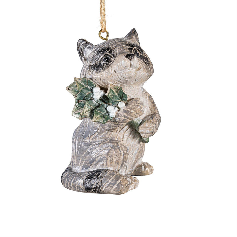 Woodland Storybook Ornament Animal Resin, Asst