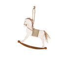 Wood Rocking Horse Ornament, 2 Asst