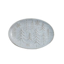 17.75" Ceramic Serving Platter, Winter Frost,3pcb9914