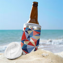 Triangles Stainless Steel Quatre Chiller with Silicone Cap and Tumbler Slide Lid, Gift Box