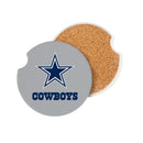 Dallas Cowboys Car Coaster Set, 2pc