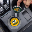 Green Bay Packers Car Coaster Set, 2pc