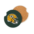 Green Bay Packers Car Coaster Set, 2pc