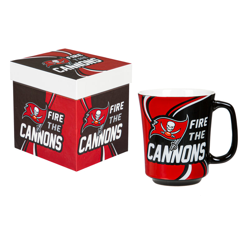 Tampa Bay Buccaneers, 14oz  Ceramic with Matching Box,3rca3829