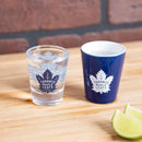 Toronto Maple Leafs 4-Piece Ceramic and Glass 2oz. Cup Set