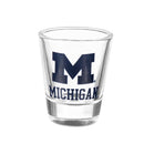 4-Piece Ceramic and Glass 2oz. Cup Set, University Of Michigan,3sg920cgs