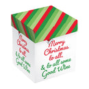 Christmas Vacation Wine Glass Stemless Glass, Merry Christmas, 17oz, Gift Box