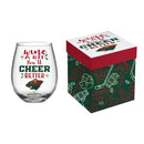 Minnesota Wild,17oz Boxed Stemless Glass