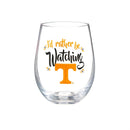 University of Tennessee, 17oz Boxed Stemless Glass