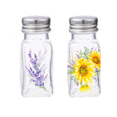 Glass Salt and Pepper Shaker Set, Lavender Fields,3sp9862