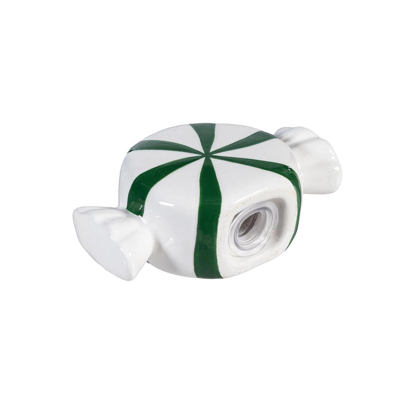 Baking Spirits Bright Salt & Pepper Shakers Ceramic Peppermint Candy, Set