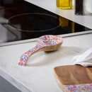 Petal Paradise Wood Spoon Rest, 10.25"L