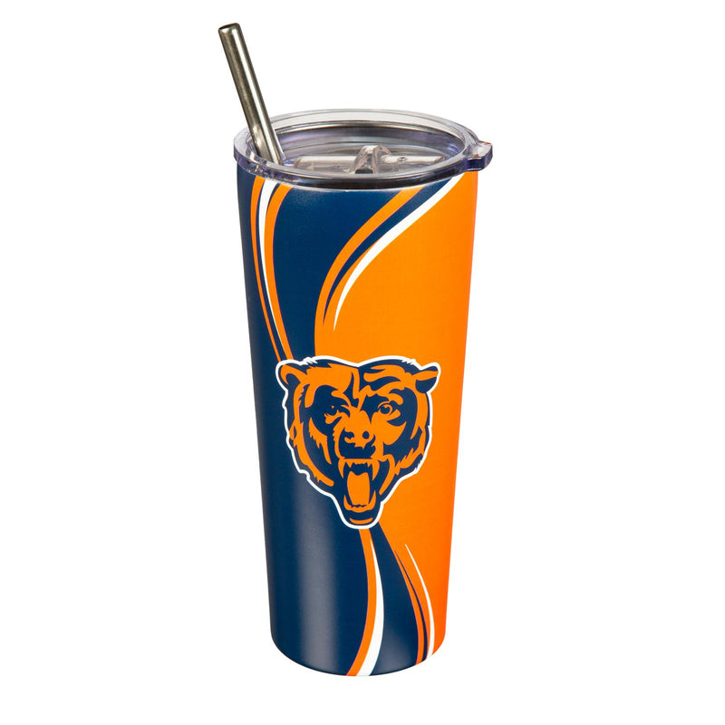 Stainless Steel Tumbler, 20oz, Chicago Bears