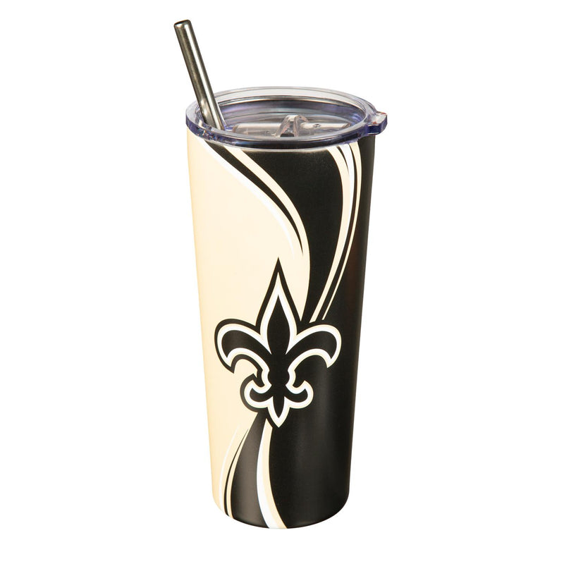 Stainless Steel Tumbler, 20oz, New Orleans Saints