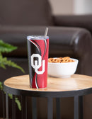 Stainless Steel Tumbler, 20oz, University of Oklahoma