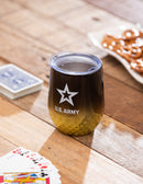 US Army, Electroplated Stainless Steel Stemless Cup, 12oz,3ssh5063w