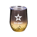 US Army, Electroplated Stainless Steel Stemless Cup, 12oz,3ssh5063w