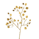 Metal Gilded Eucalyptus Stem