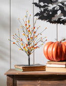 Halloween Candy Corn Artificial Stem Table Decor with Base,3sy119