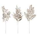 Metallic leaves Stems, 3 ASST