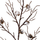 Winter Grove Stem Pine Cone Frosted LED Artificial Branch, 30"H