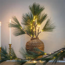 Woodland Storybook Stem Pine LED Artificial Branch, 30"H