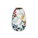 VivaStyle VivaStyle Poinsettia Bliss Vase, Metal Vase, Festive Foliage, Set of 2