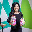 Pastels of Nature Metal Vase Set
