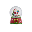 Heartfelt Cheer Water Globe Resin Christmas Character, 3.5", Asst of 2, CDU