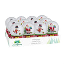 Heartfelt Cheer Water Globe Resin Christmas Character, 3.5", Asst of 2, CDU