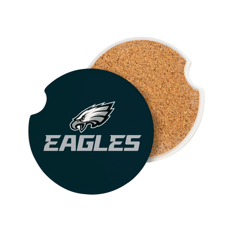 Philadelphia Eagles Car Coaster Set, 2pc