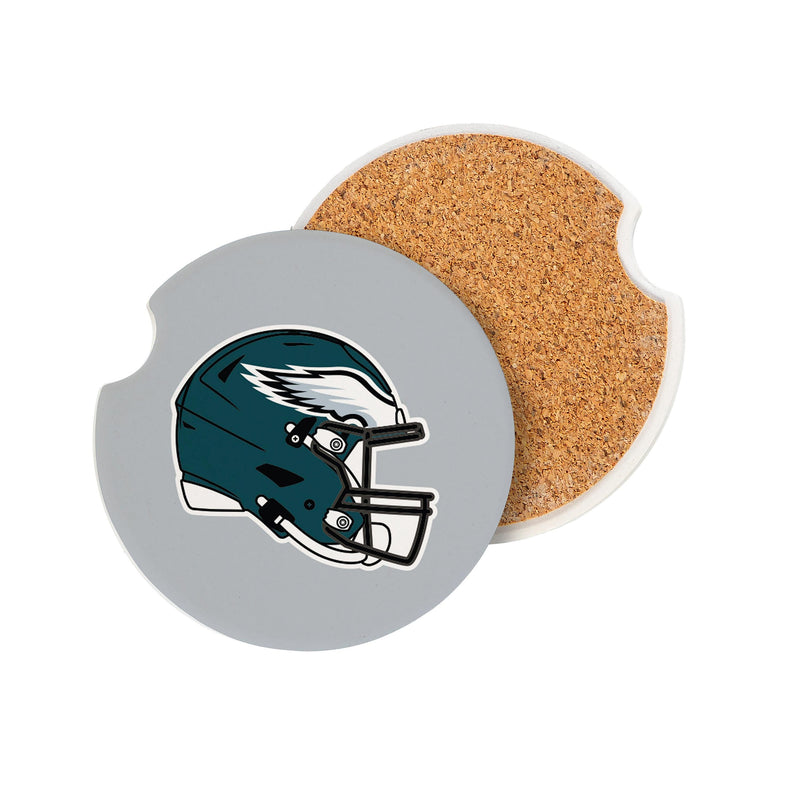 Philadelphia Eagles Car Coaster Set, 2pc