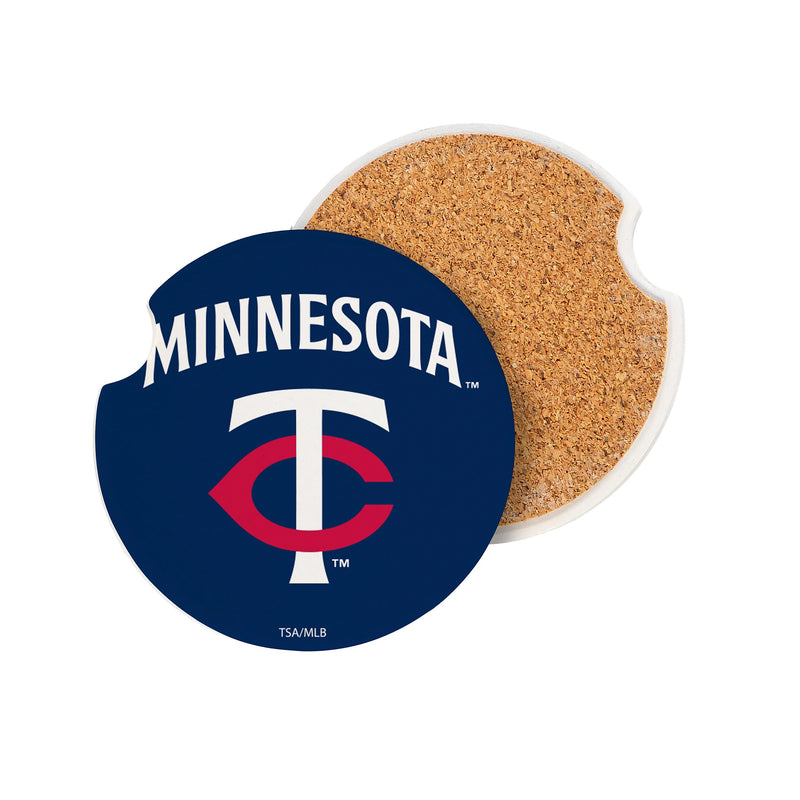 Minnesota Twins Car Coaster Set, 2pc