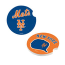 New York Mets Car Coaster Set, 2pc