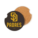 San Diego Padres Car Coaster Set, 2pc