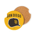 San Diego Padres Car Coaster Set, 2pc
