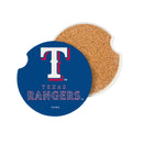 Texas Rangers Car Coaster Set, 2pc