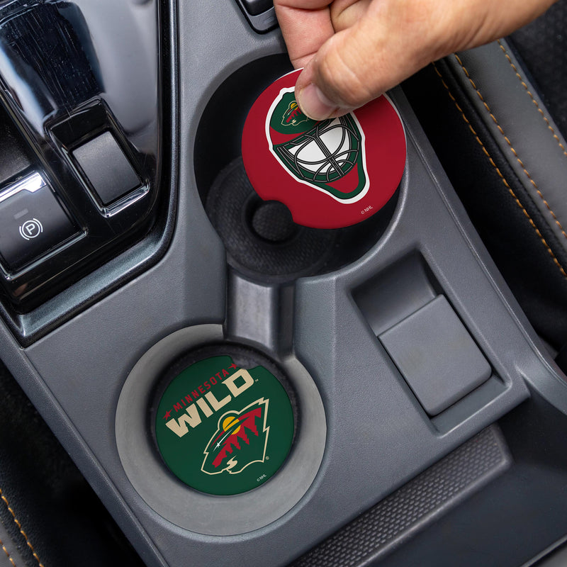 Minnesota Wild Car Coaster Set, 2pc