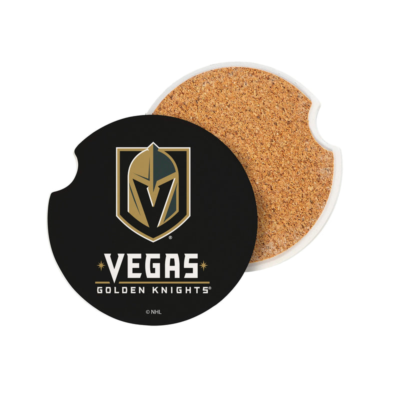 Vegas Golden Knights Car Coaster Set, 2pc
