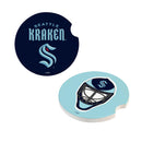 Seattle Kraken Car Coaster Set, 2pc