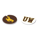 University of Wyoming Car Coaster Set, 2pc