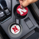University of Nebraska Car Coaster Set, 2pc